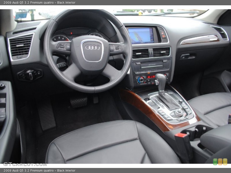 Black Interior Prime Interior for the 2009 Audi Q5 3.2 Premium quattro #68338700