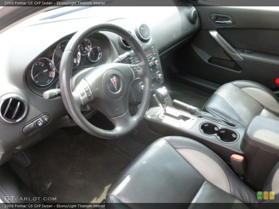Ebony/Light Titanium Interior Prime Interior for the 2009 Pontiac G6 GXP Sedan #68338874