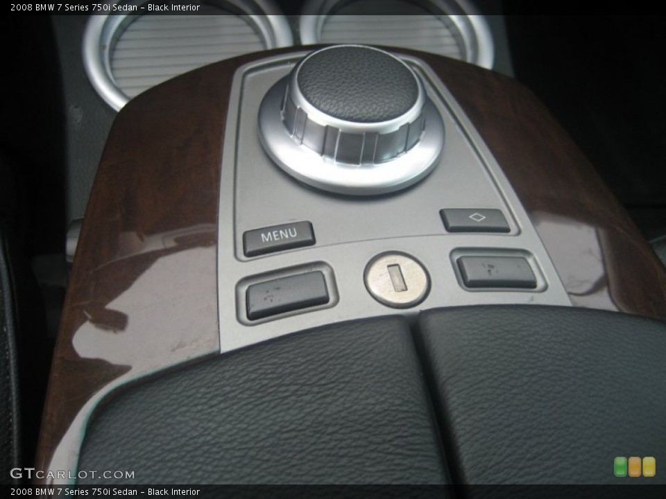 Black Interior Controls for the 2008 BMW 7 Series 750i Sedan #68340165