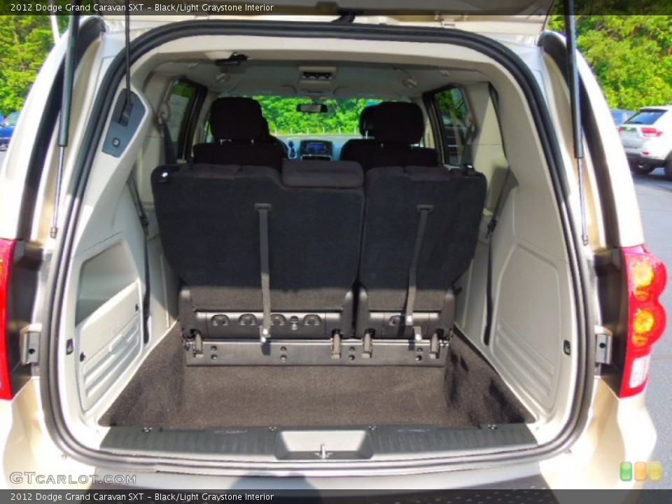 Black/Light Graystone Interior Trunk for the 2012 Dodge Grand Caravan SXT #68340318