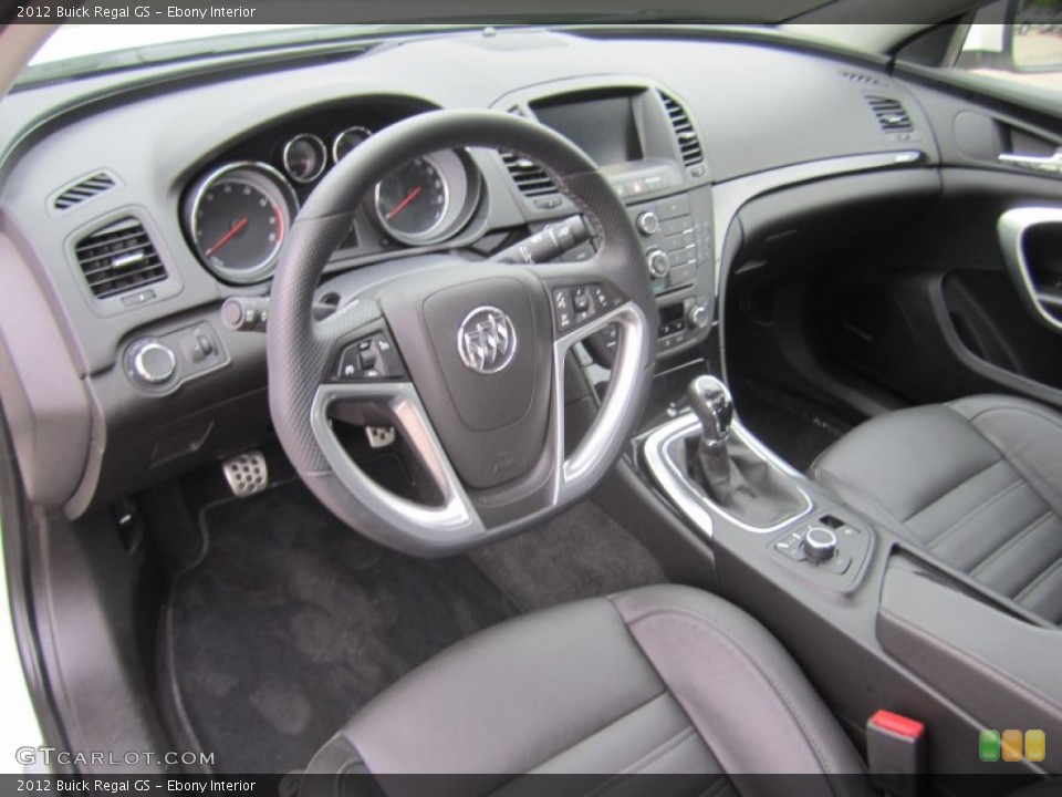 Ebony Interior Prime Interior for the 2012 Buick Regal GS #68344087