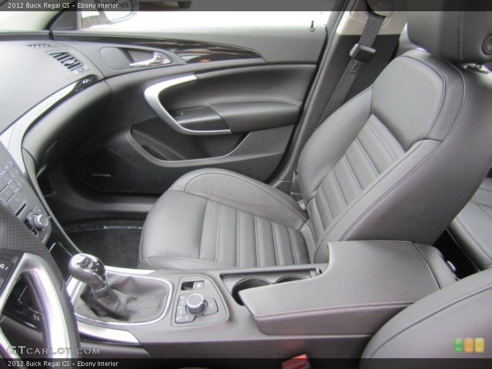 Ebony Interior Photo for the 2012 Buick Regal GS #68344102