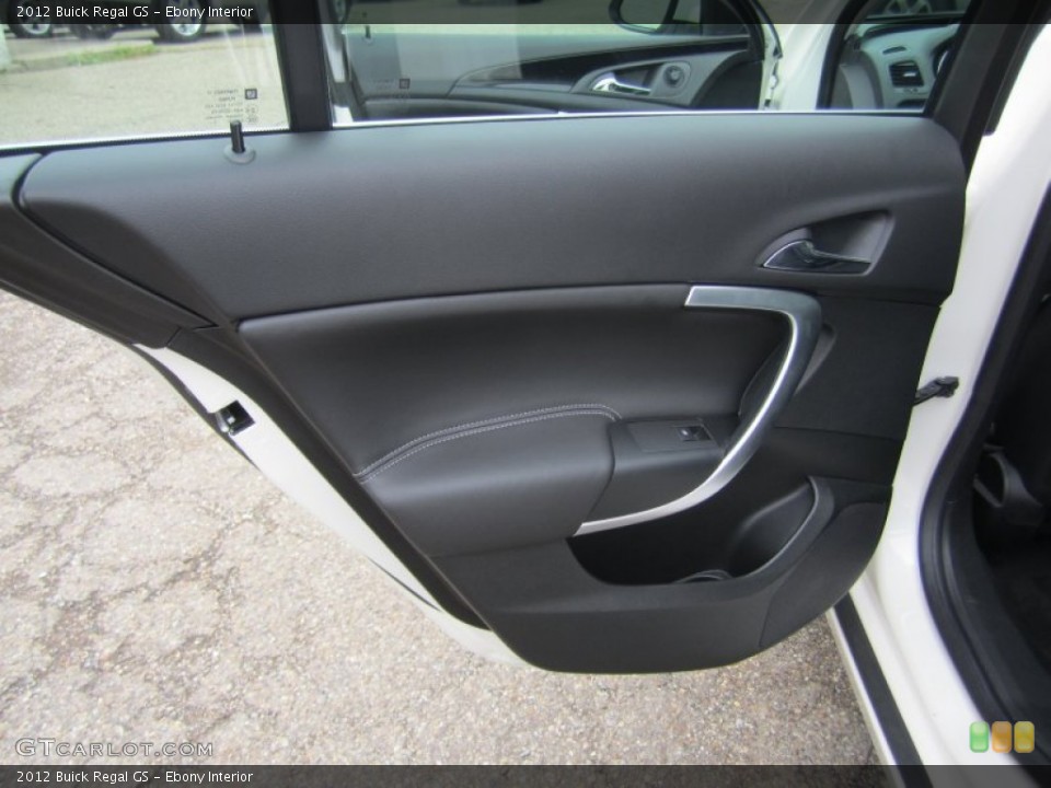 Ebony Interior Door Panel for the 2012 Buick Regal GS #68344138