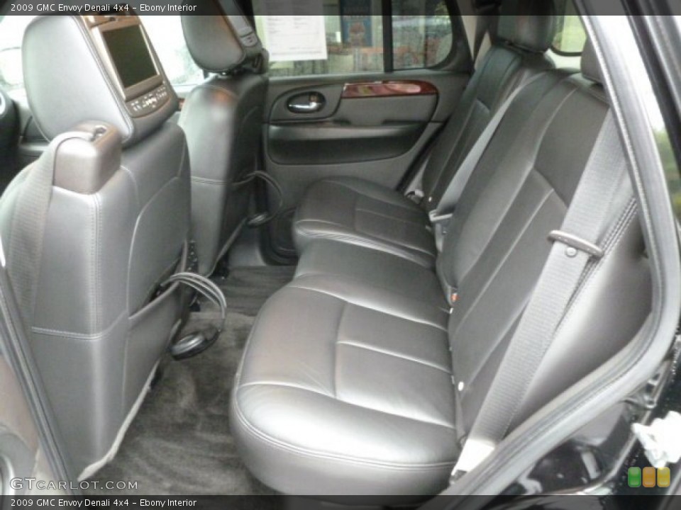 Ebony Interior Rear Seat for the 2009 GMC Envoy Denali 4x4 #68345090
