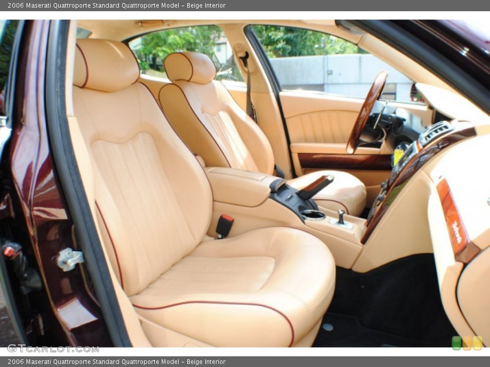 Beige Interior Front Seat for the 2006 Maserati Quattroporte  #68347069
