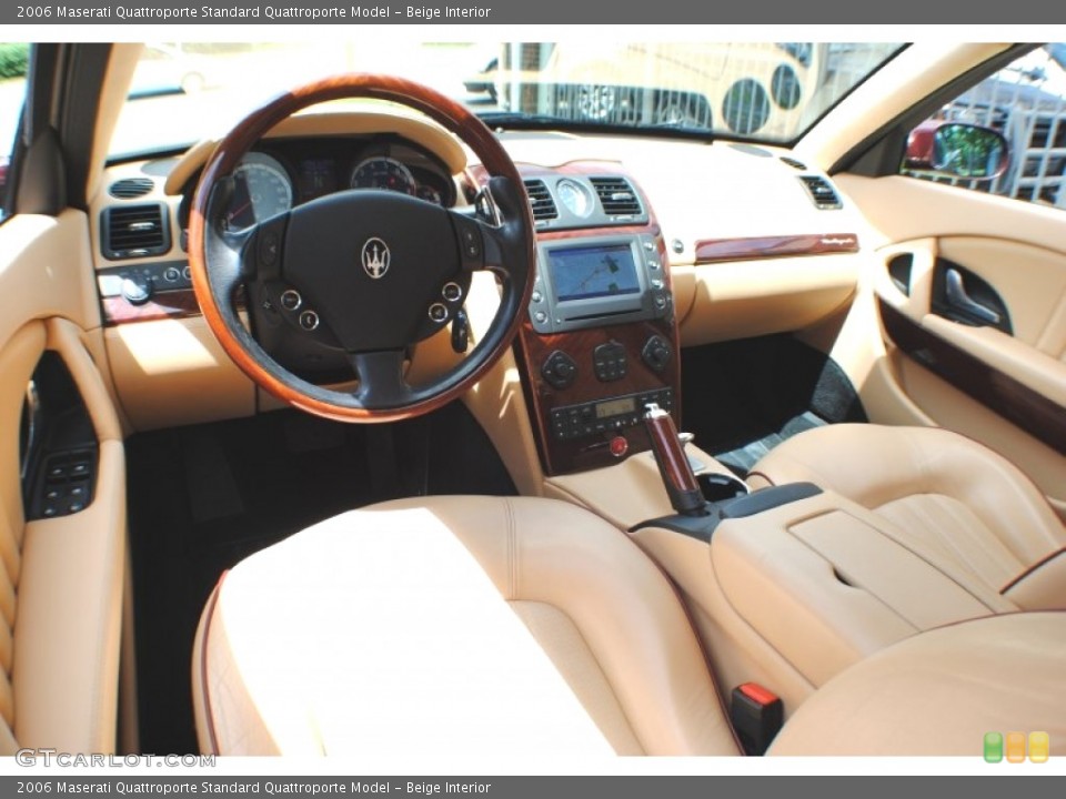 Beige Interior Prime Interior for the 2006 Maserati Quattroporte  #68347156