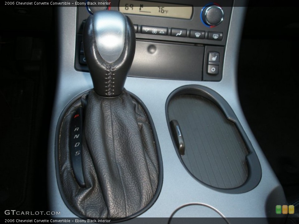 Ebony Black Interior Transmission for the 2006 Chevrolet Corvette Convertible #68347438