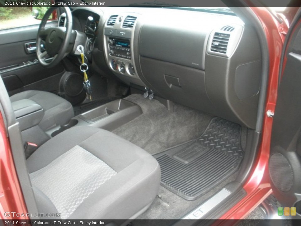 Ebony Interior Photo for the 2011 Chevrolet Colorado LT Crew Cab #68347651