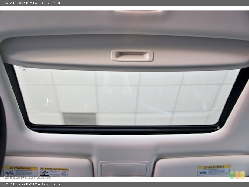 Black Interior Sunroof for the 2012 Honda CR-V EX #68350351