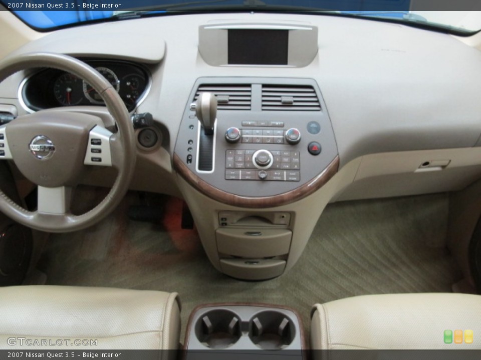 Beige Interior Dashboard for the 2007 Nissan Quest 3.5 #68351743