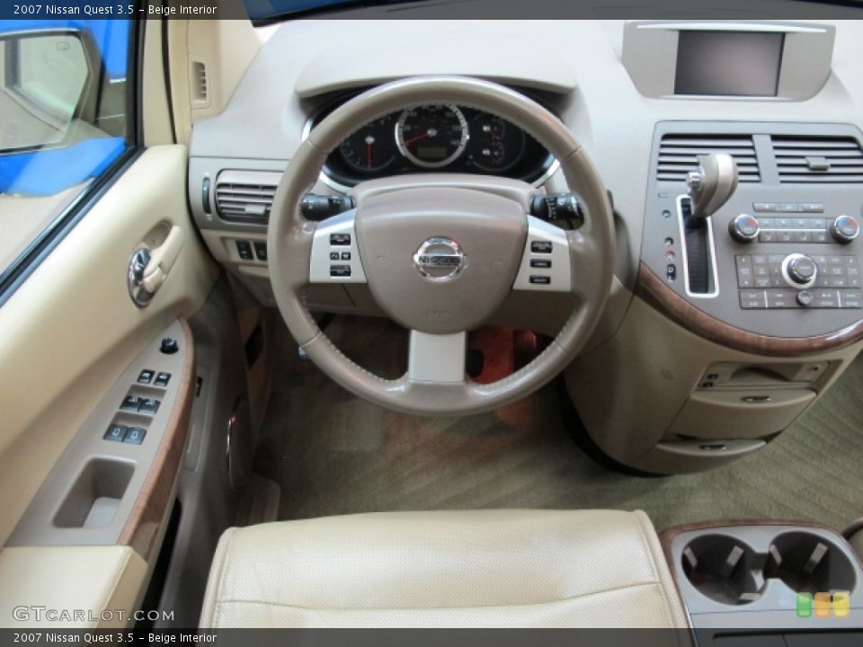 Beige Interior Dashboard for the 2007 Nissan Quest 3.5 #68351752