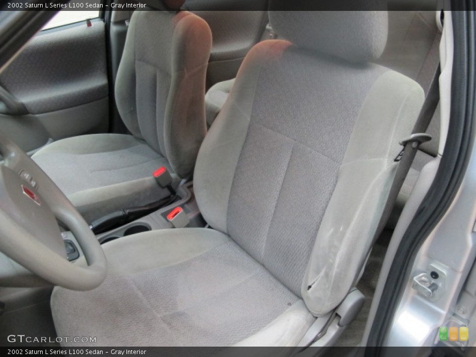 Gray Interior Front Seat for the 2002 Saturn L Series L100 Sedan #68352115