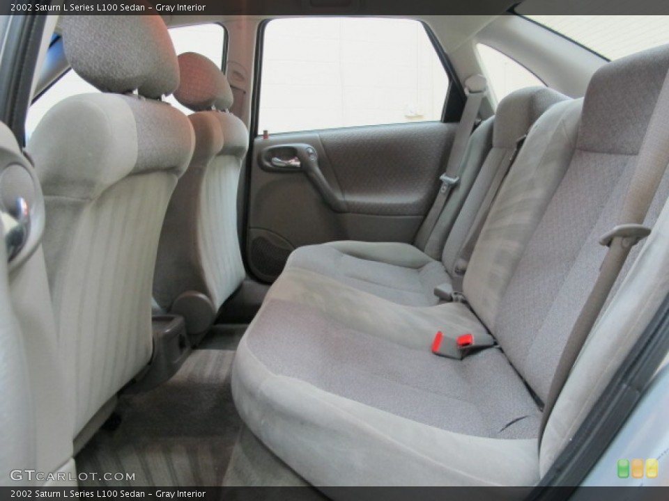 Gray Interior Rear Seat for the 2002 Saturn L Series L100 Sedan #68352124