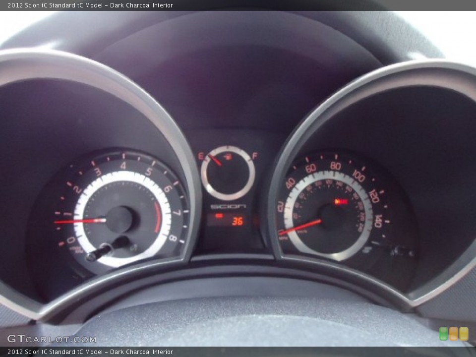 Dark Charcoal Interior Gauges for the 2012 Scion tC  #68352187