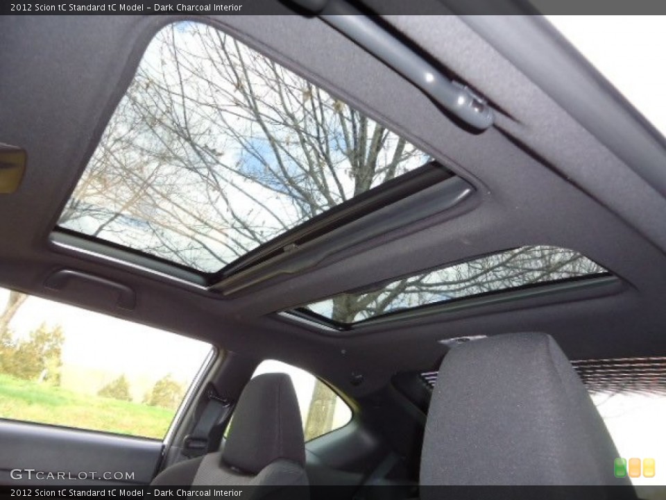 Dark Charcoal Interior Sunroof for the 2012 Scion tC  #68352271