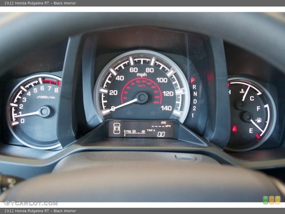 Black Interior Gauges for the 2012 Honda Ridgeline RT #68353735
