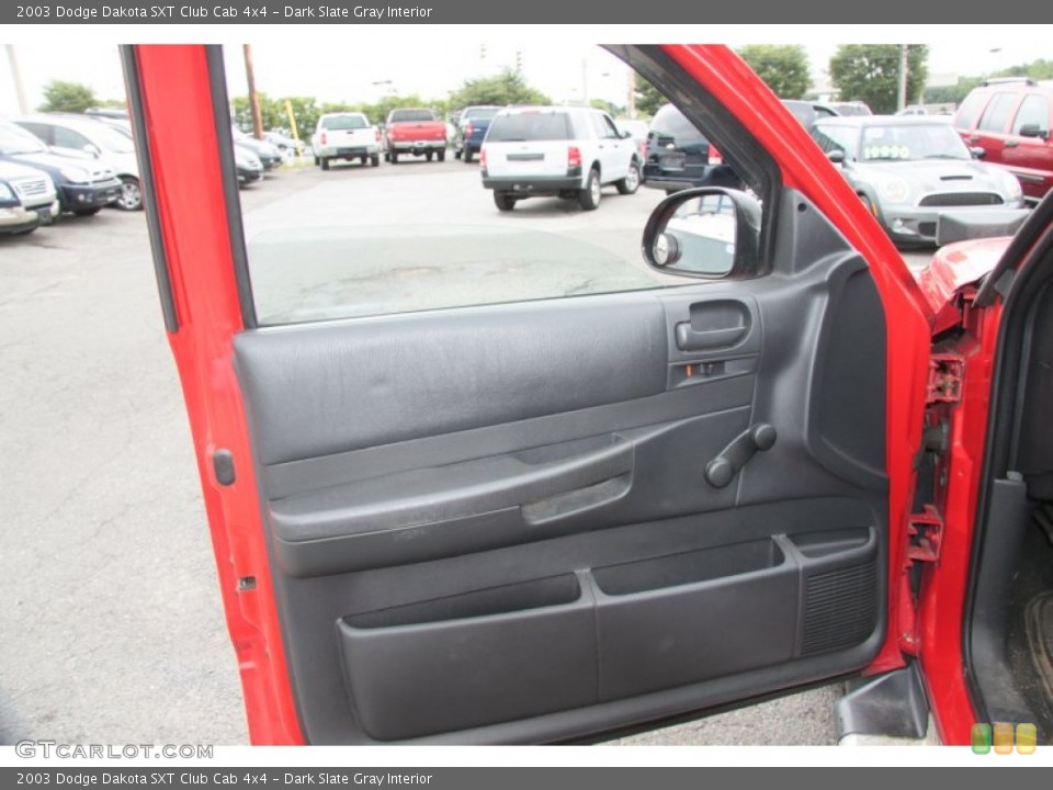 Dark Slate Gray Interior Door Panel for the 2003 Dodge Dakota SXT Club Cab 4x4 #68356798