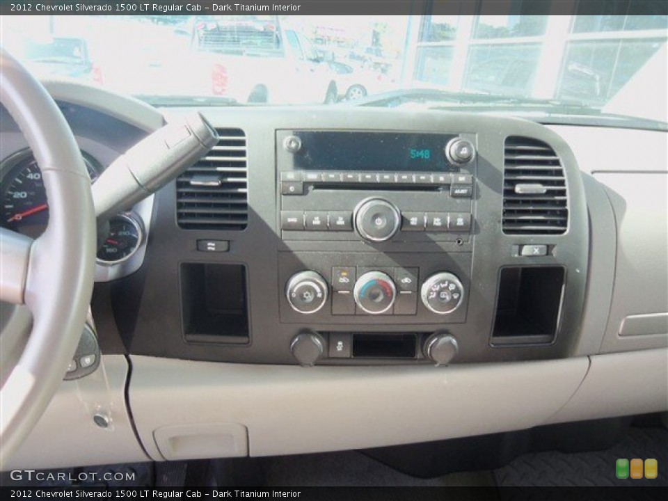 Dark Titanium Interior Controls for the 2012 Chevrolet Silverado 1500 LT Regular Cab #68357889