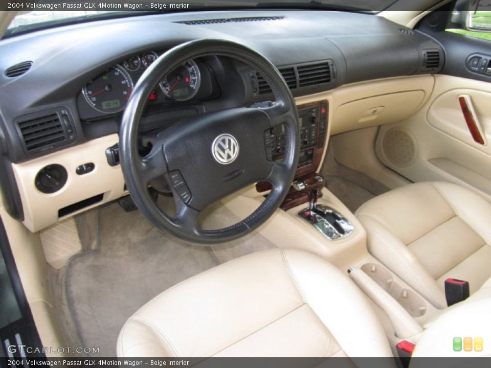 Beige 2004 Volkswagen Passat Interiors