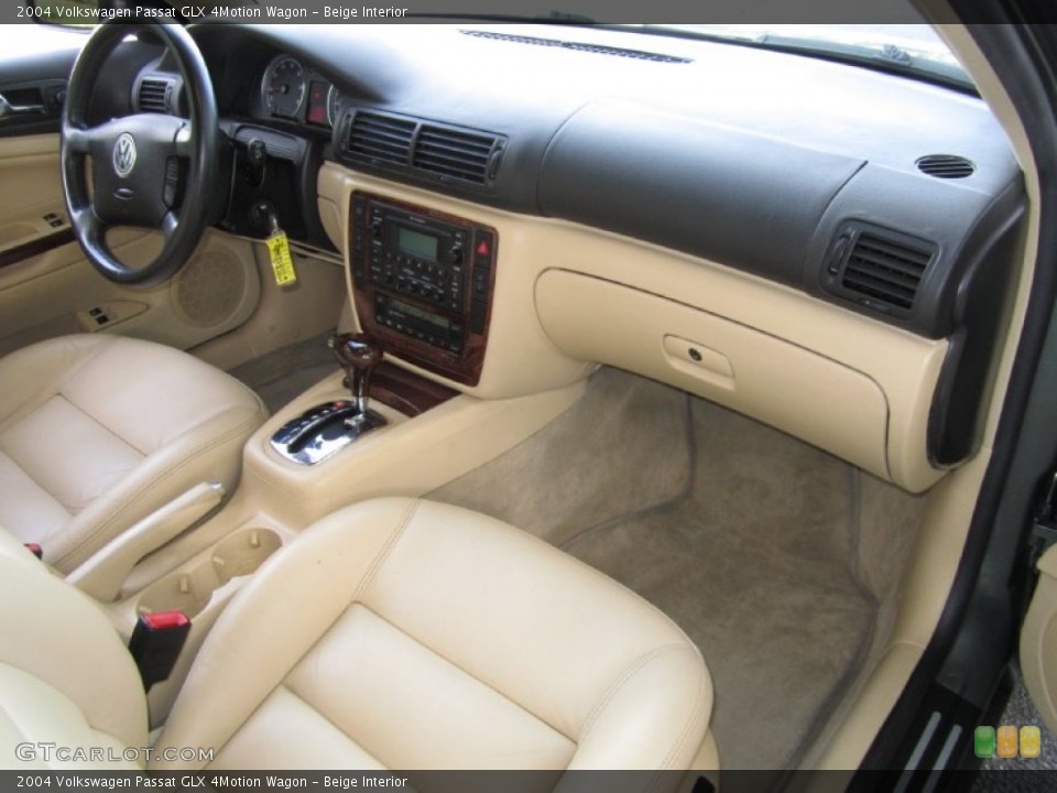 Beige Interior Dashboard for the 2004 Volkswagen Passat GLX 4Motion Wagon #68360583