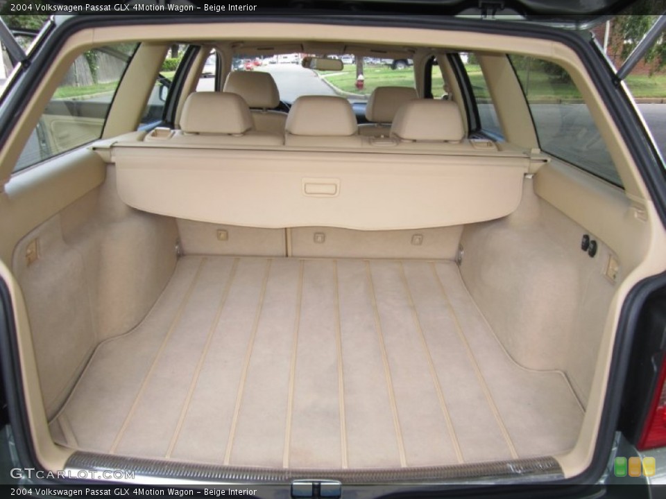 Beige Interior Trunk for the 2004 Volkswagen Passat GLX 4Motion Wagon #68360610