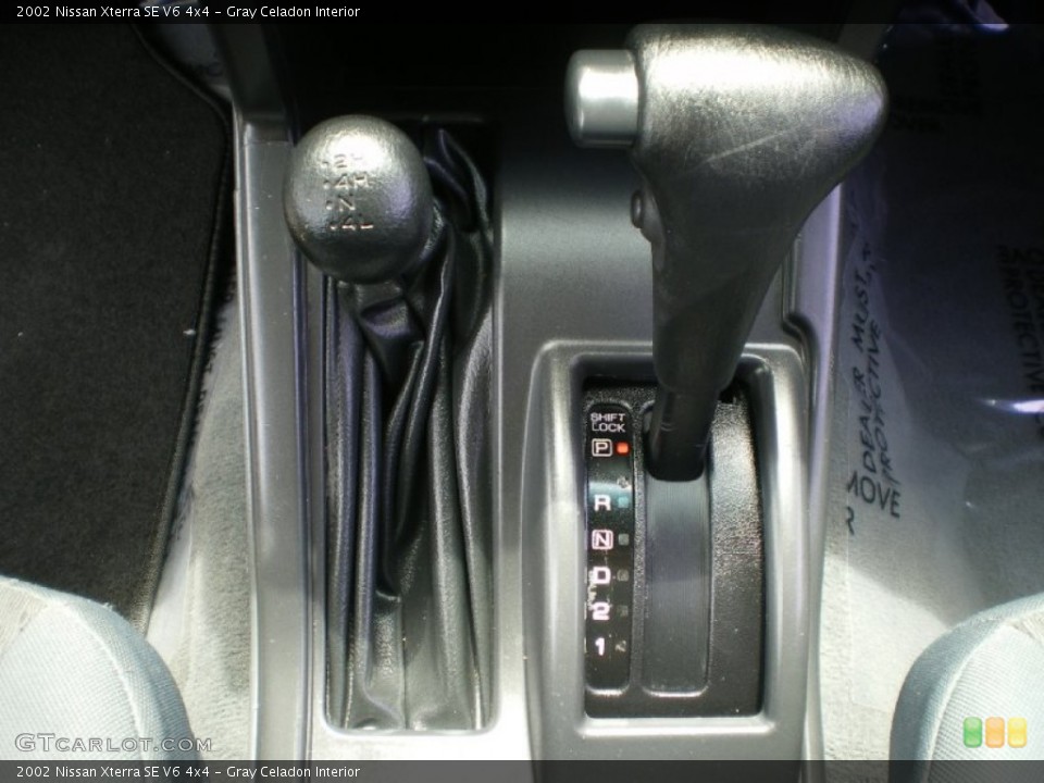 Gray Celadon Interior Transmission for the 2002 Nissan Xterra SE V6 4x4 #68362405