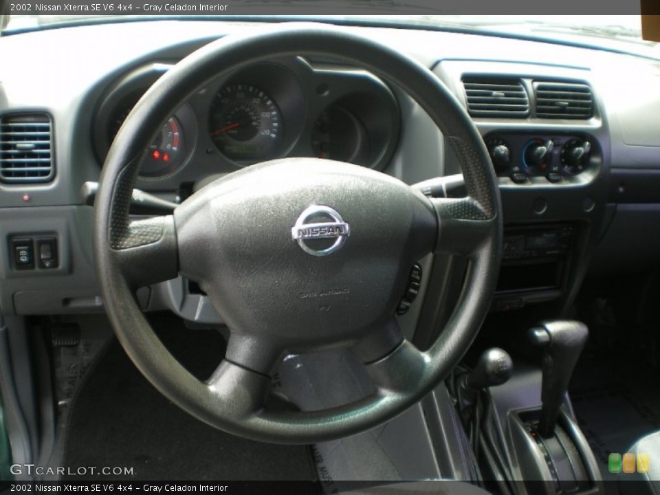 Gray Celadon Interior Steering Wheel for the 2002 Nissan Xterra SE V6 4x4 #68362423