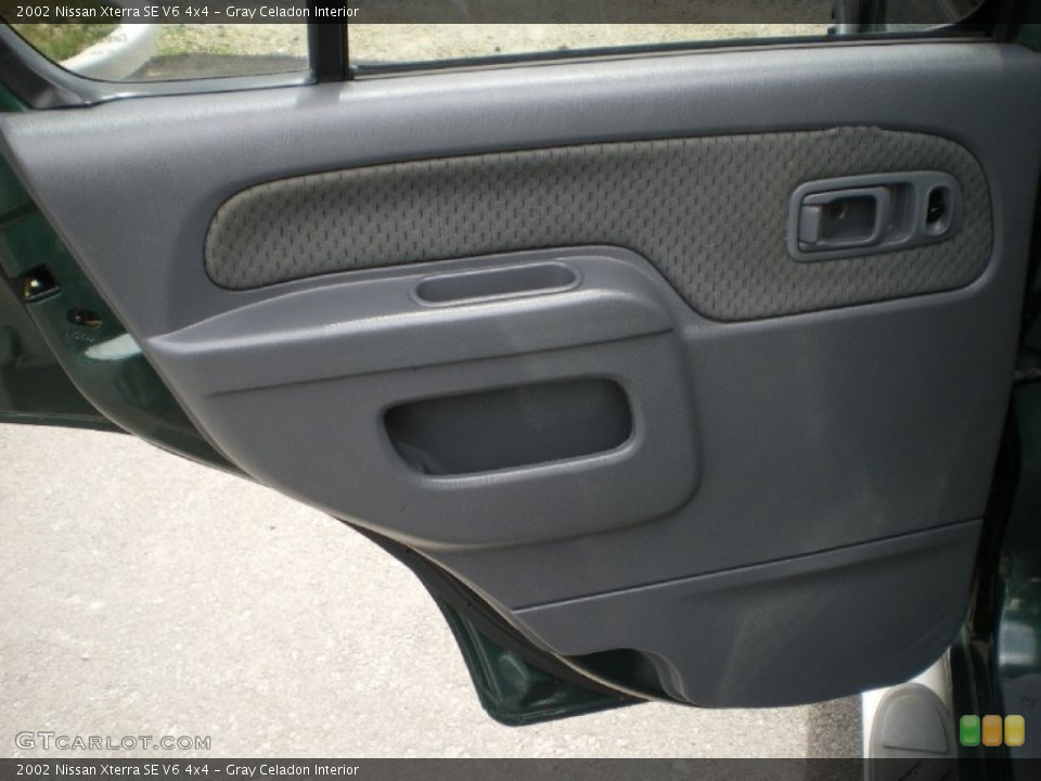 Gray Celadon Interior Door Panel for the 2002 Nissan Xterra SE V6 4x4 #68362441