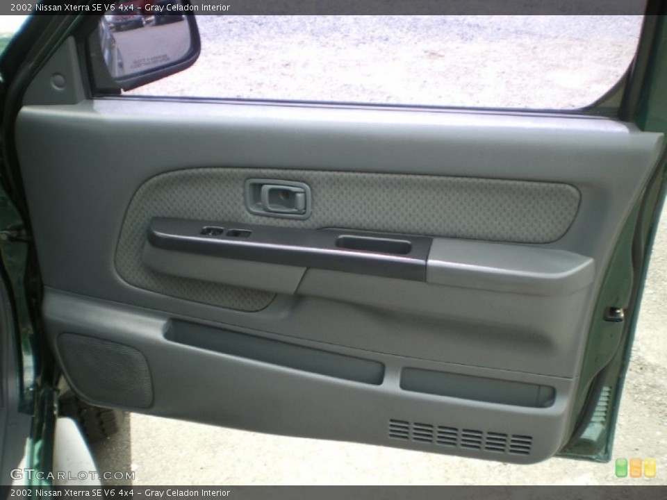 Gray Celadon Interior Door Panel for the 2002 Nissan Xterra SE V6 4x4 #68362486