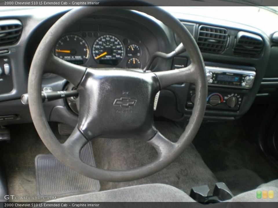 Graphite Interior Steering Wheel for the 2000 Chevrolet S10 LS Extended Cab #68363815