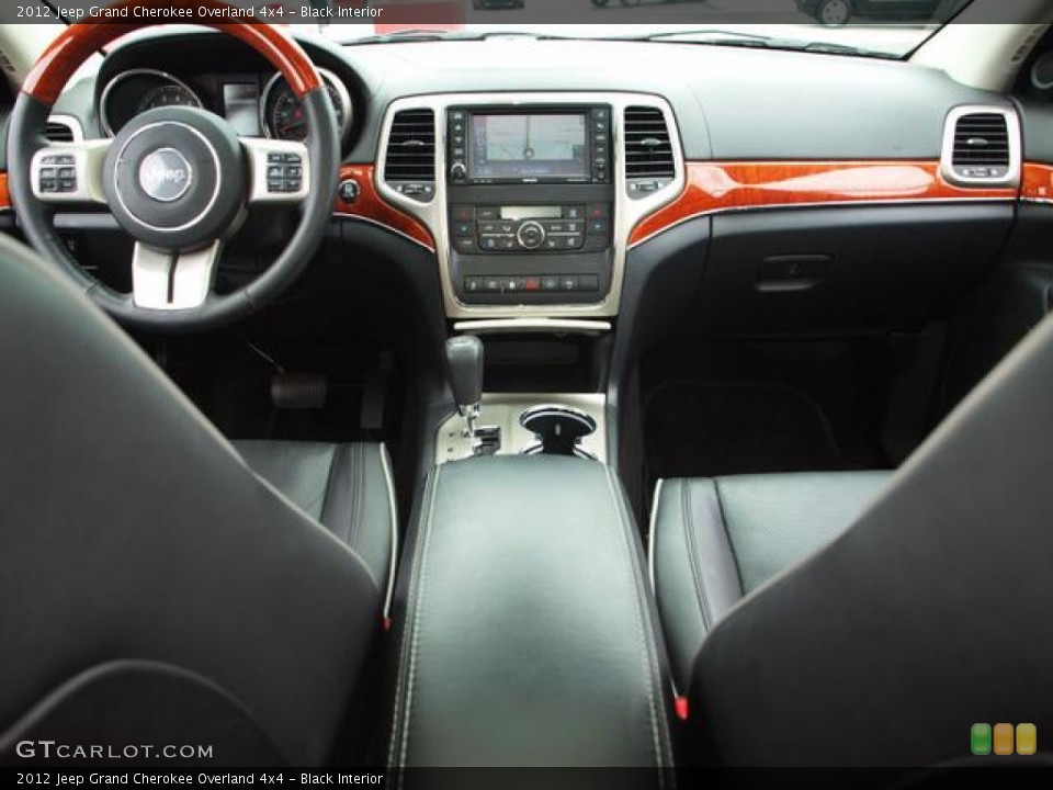 Black Interior Dashboard for the 2012 Jeep Grand Cherokee Overland 4x4 #68364826