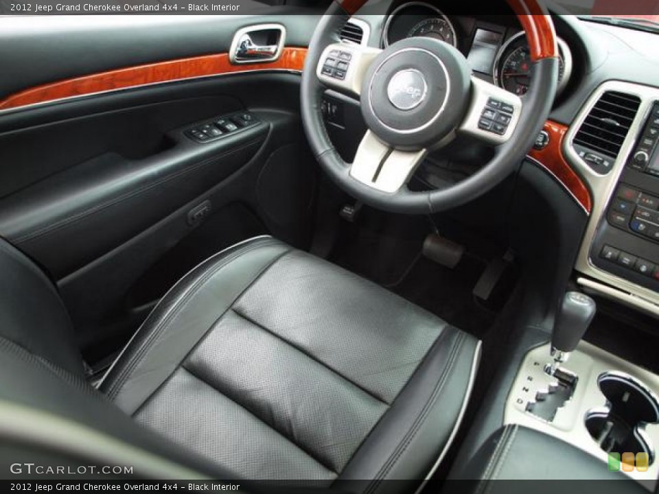 Black Interior Photo for the 2012 Jeep Grand Cherokee Overland 4x4 #68364833