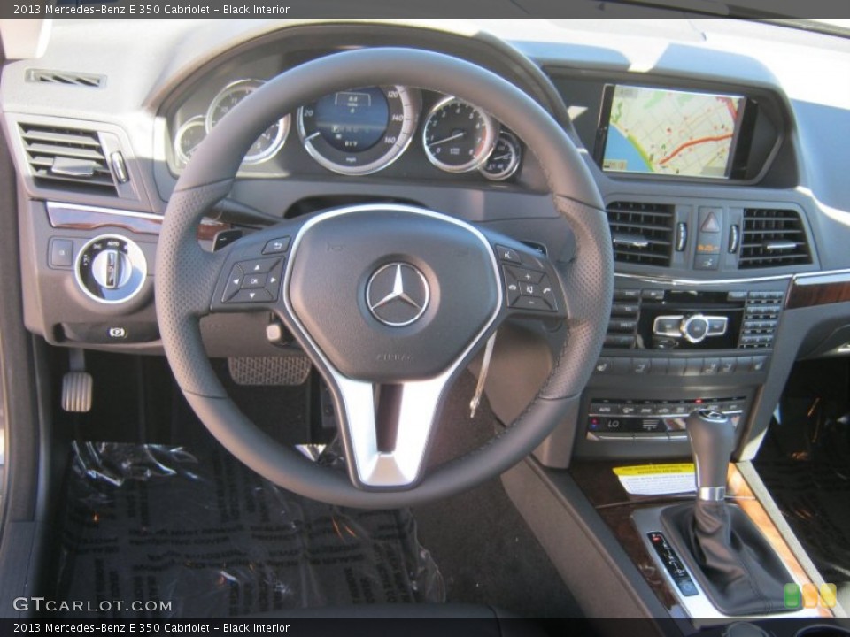 Black Interior Dashboard for the 2013 Mercedes-Benz E 350 Cabriolet #68364988