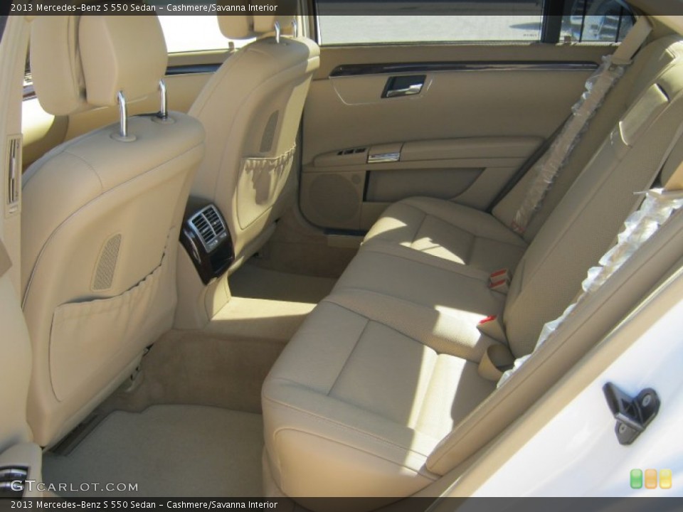 Cashmere/Savanna Interior Photo for the 2013 Mercedes-Benz S 550 Sedan #68365159
