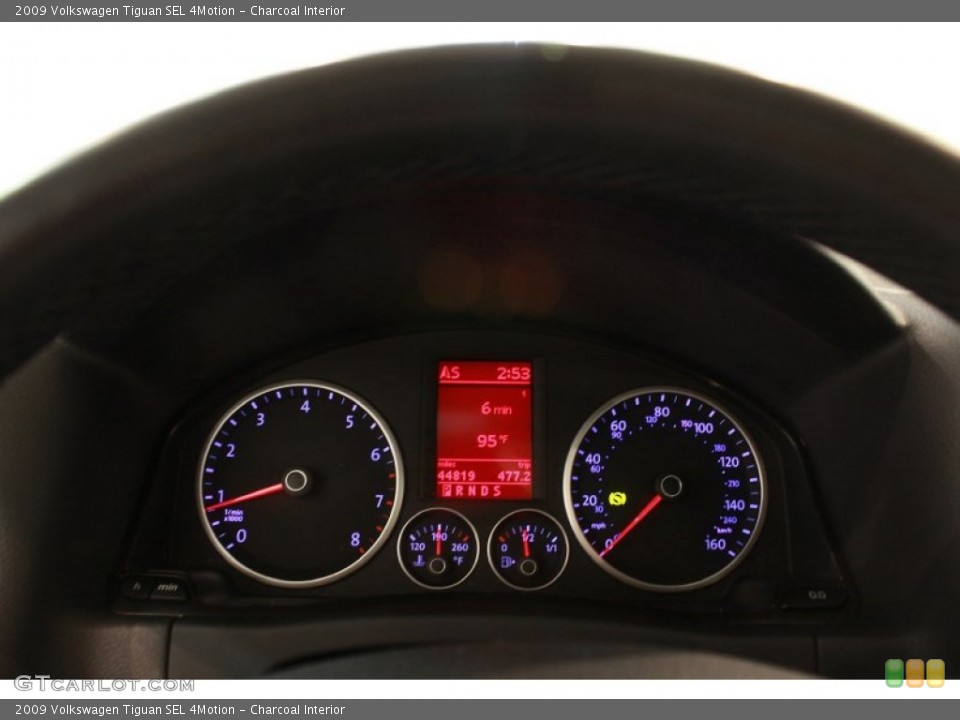 Charcoal Interior Gauges for the 2009 Volkswagen Tiguan SEL 4Motion #68367576