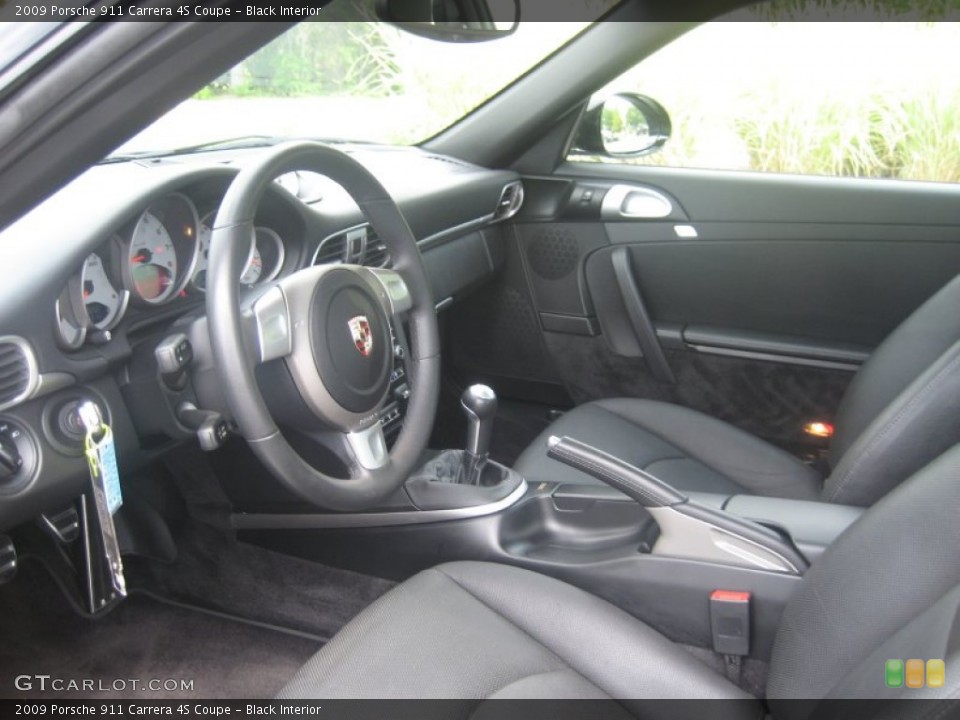 Black Interior Photo for the 2009 Porsche 911 Carrera 4S Coupe #68367931