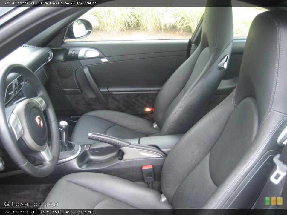 Black Interior Photo for the 2009 Porsche 911 Carrera 4S Coupe #68367939