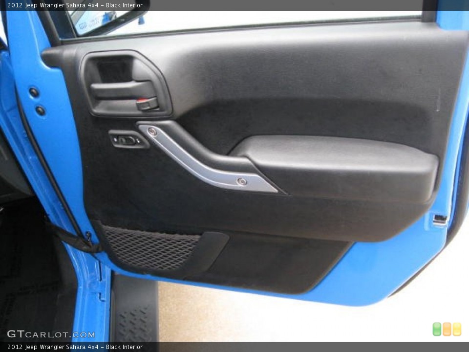Black Interior Door Panel for the 2012 Jeep Wrangler Sahara 4x4 #68370528