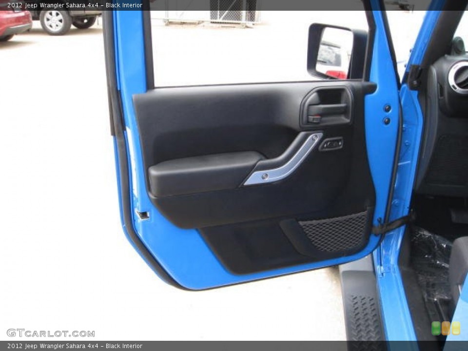 Black Interior Door Panel for the 2012 Jeep Wrangler Sahara 4x4 #68370534