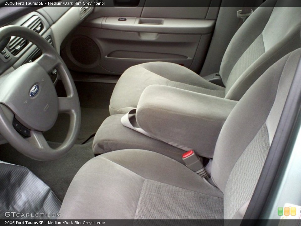 Medium/Dark Flint Grey Interior Front Seat for the 2006 Ford Taurus SE #68371263