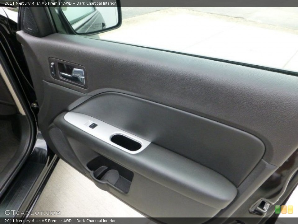 Dark Charcoal Interior Door Panel for the 2011 Mercury Milan V6 Premier AWD #68372061