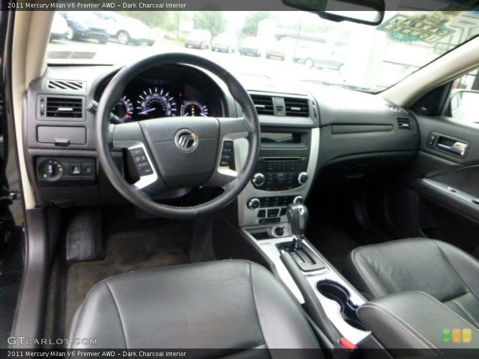 Dark Charcoal Interior Prime Interior for the 2011 Mercury Milan V6 Premier AWD #68372103