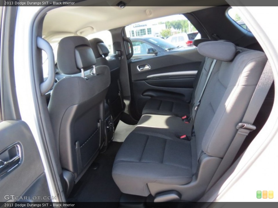 Black Interior Rear Seat for the 2013 Dodge Durango SXT #68373096