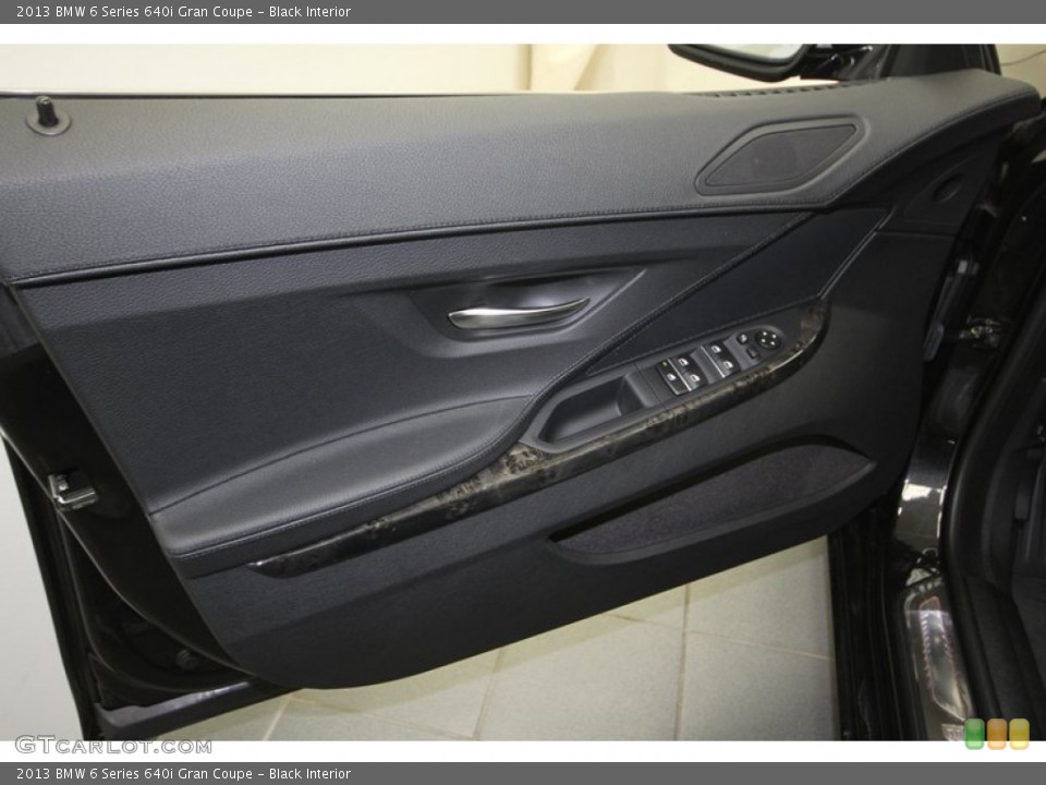 Black Interior Door Panel for the 2013 BMW 6 Series 640i Gran Coupe #68375175