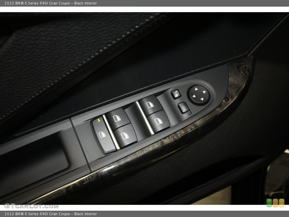 Black Interior Controls for the 2013 BMW 6 Series 640i Gran Coupe #68375184