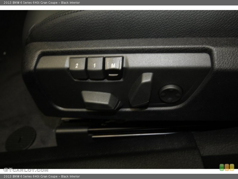 Black Interior Controls for the 2013 BMW 6 Series 640i Gran Coupe #68375193