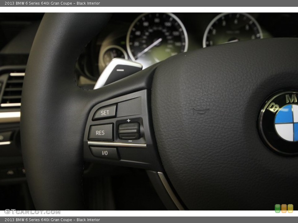 Black Interior Controls for the 2013 BMW 6 Series 640i Gran Coupe #68375265