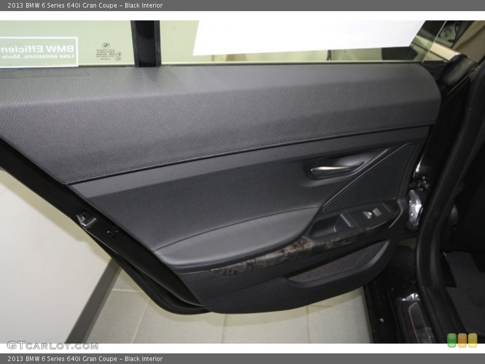 Black Interior Door Panel for the 2013 BMW 6 Series 640i Gran Coupe #68375295