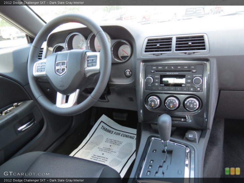 Dark Slate Gray Interior Dashboard for the 2012 Dodge Challenger SXT #68375520