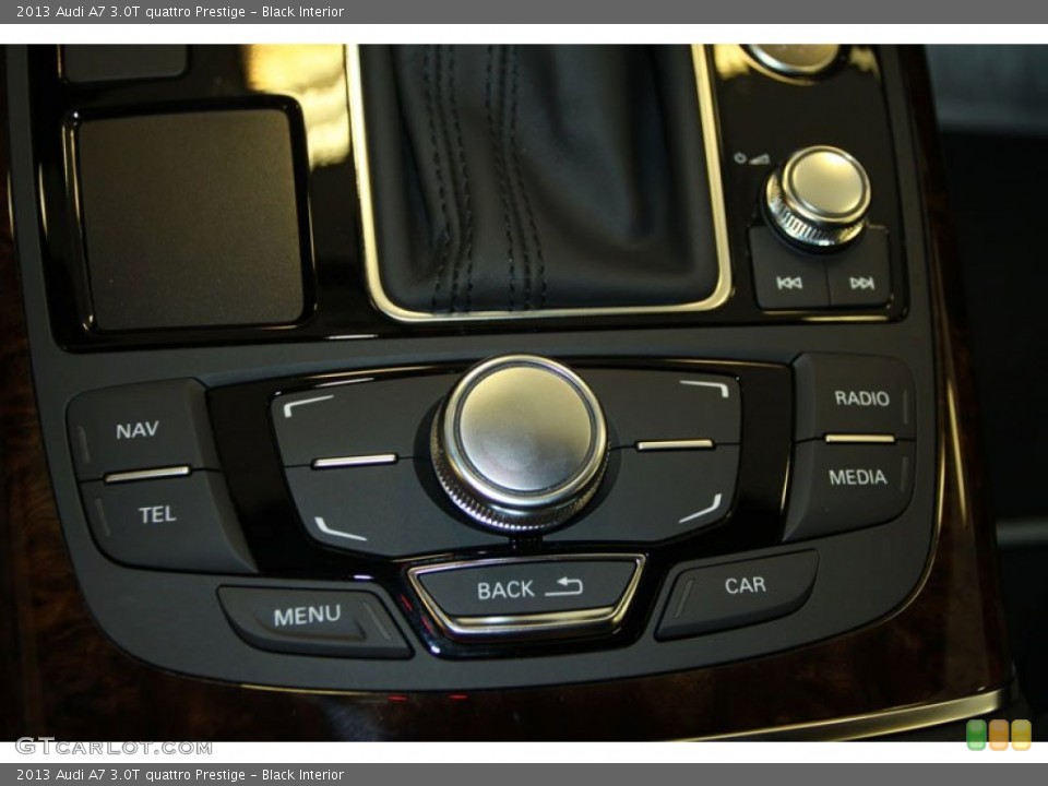 Black Interior Controls for the 2013 Audi A7 3.0T quattro Prestige #68377338